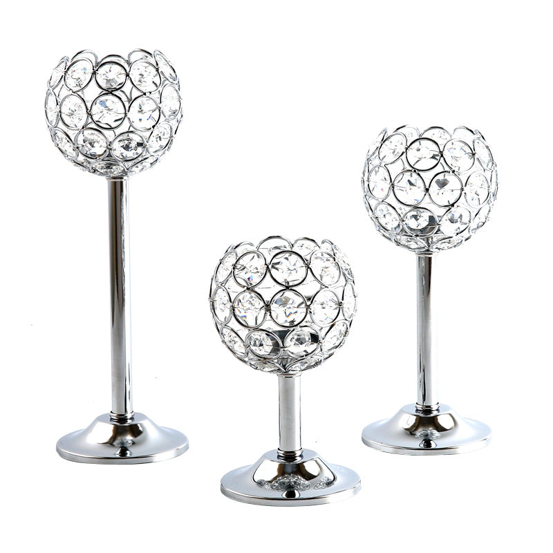 Crystal Hollow Candle Holder