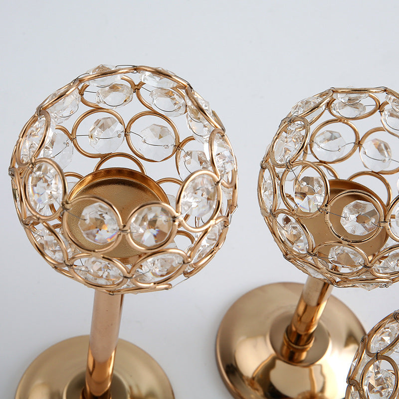 Crystal Hollow Candle Holder