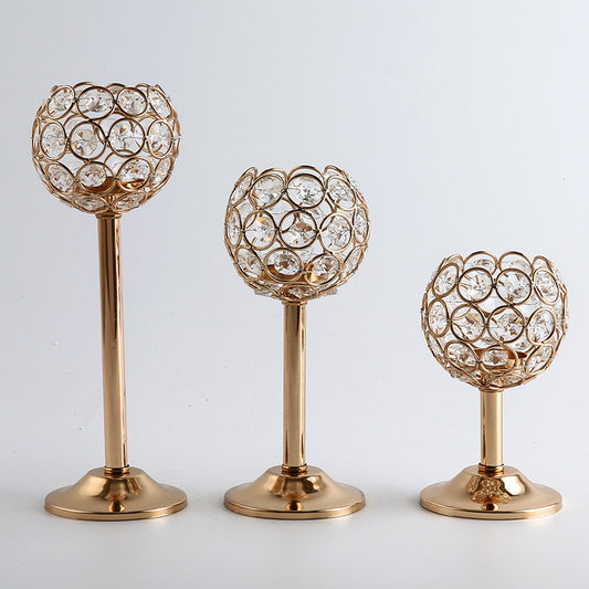 Crystal Hollow Candle Holder