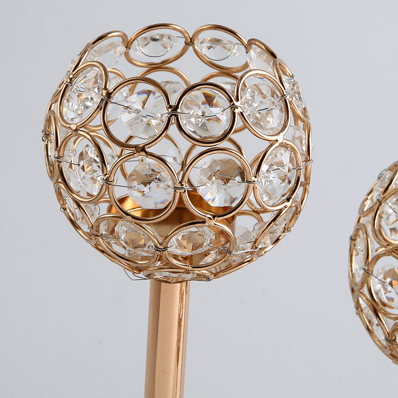 Crystal Hollow Candle Holder