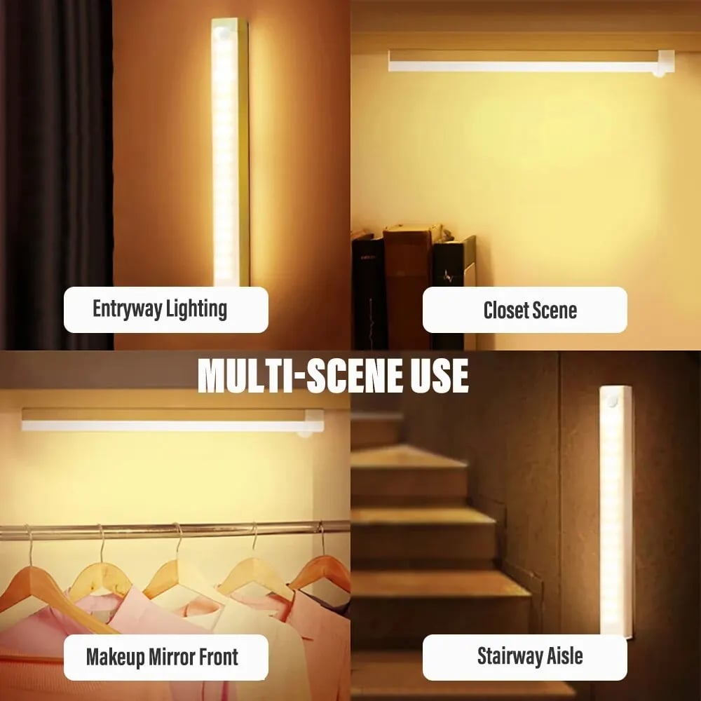 🔥LAST DAY SALE 40% OFF - 💡 Punch-free Smart Sensor Magnetic Rechargeable LED Lights