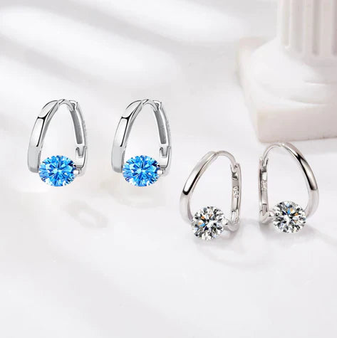 2PAIRS❤️SILVER+BLUE