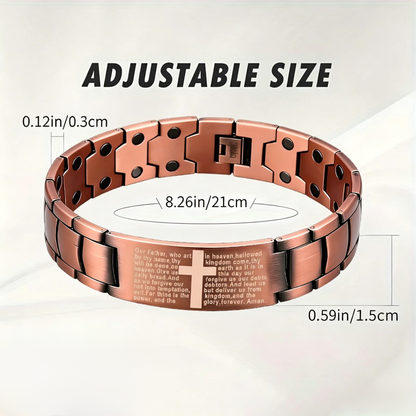 🔥LAST DAY 40% OFF🔥-100% Pure Copper Magnetic Power Bracelet — Boost Circulation, Banish Fatigue