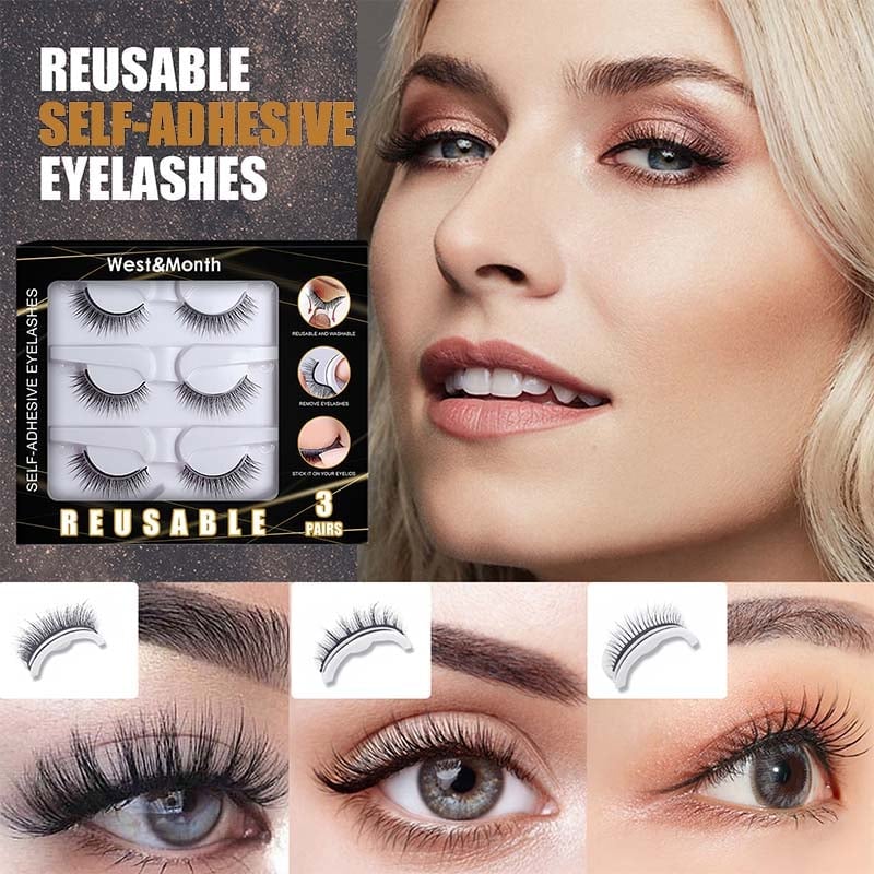 🔥Last Day 40% OFF🔥-Reusable Self Adhesive Eyelashes（Buy 1 Get 1 Free）