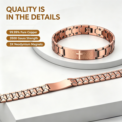 🔥LAST DAY 40% OFF🔥-100% Pure Copper Magnetic Power Bracelet — Boost Circulation, Banish Fatigue