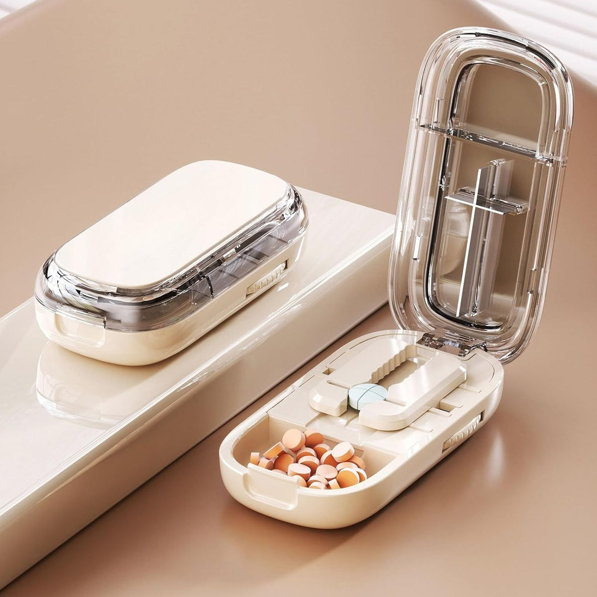 Adjustable Pill Cutter and Splitter for Multiple Pills