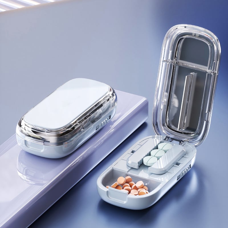 Adjustable Pill Cutter and Splitter for Multiple Pills