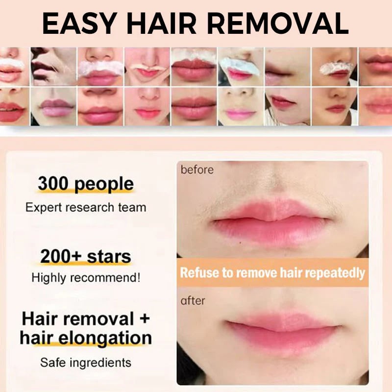 Gentle and Painless Facial Hair Removal Cream