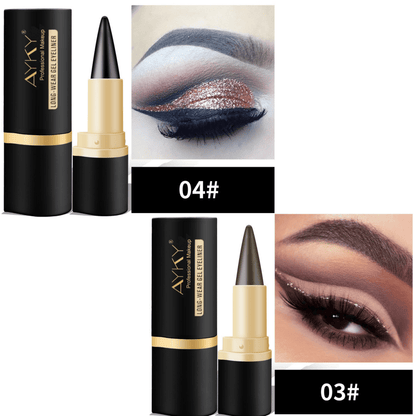 Buy 1 Get 1 Free🎉Natural Black Long Wear Gel Eyeliner Cream, Waterproof, Natural formula, safe and harmless, Mild & Easy To Remove