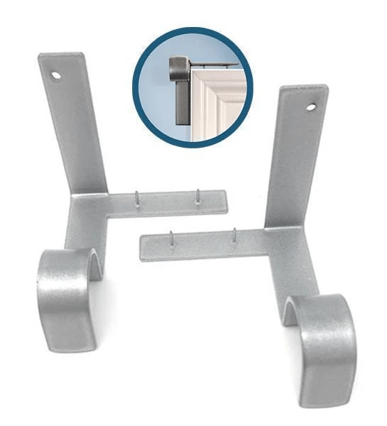 🔥 No Drill Curtain Rod Brackets Holders
