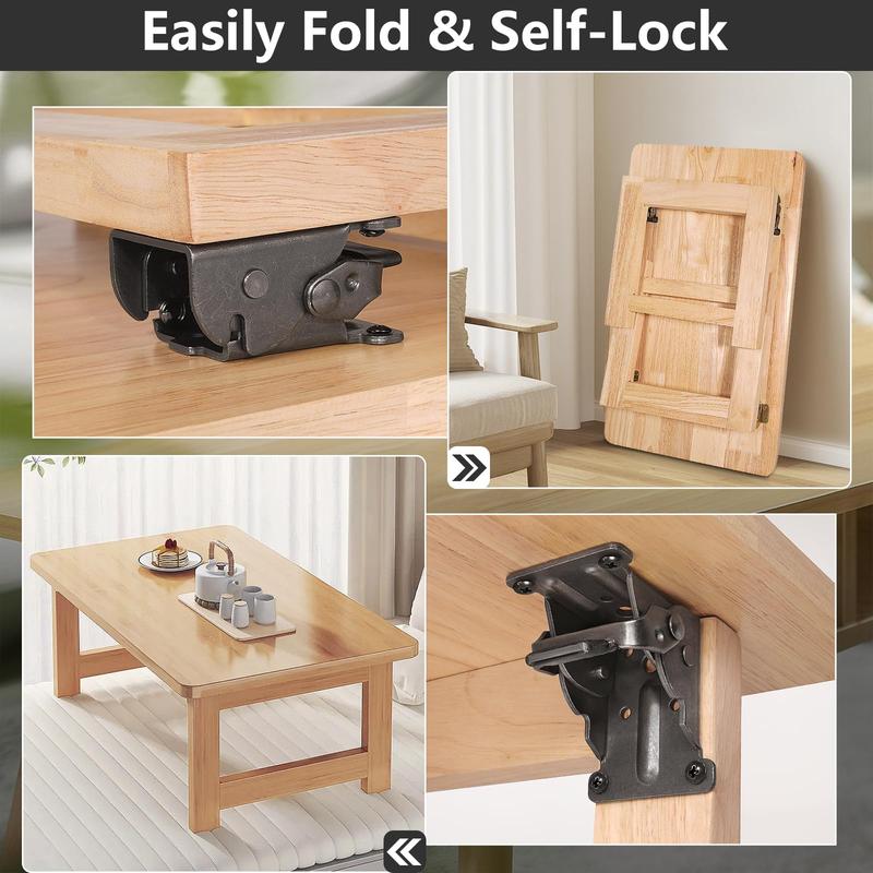 Woyuosn Self-Locking Folding Hinges for Furniture Support