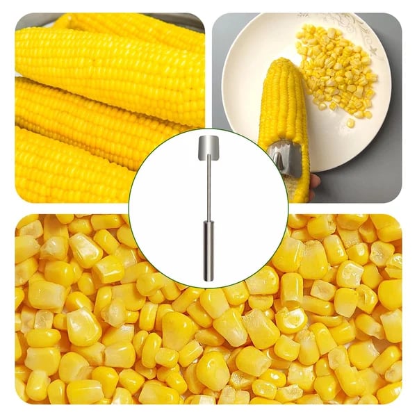 🔥Last Day Promotion-49%OFF - 2026 NEW Long Handle Stainless Steel Corn Stripping Tool