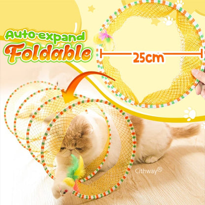 Self-play Cat Hunting Spiral Tunnel Toy