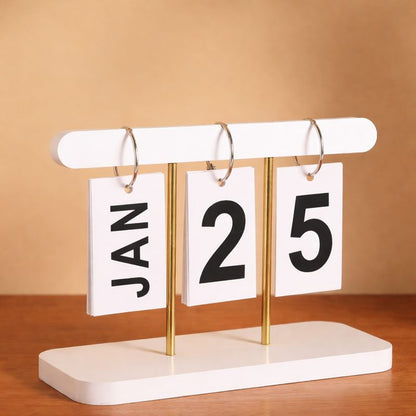 Wooden Flip Desk Calendar