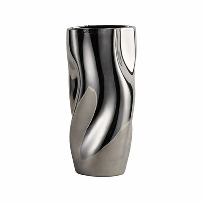 Sculptural Metal Vase