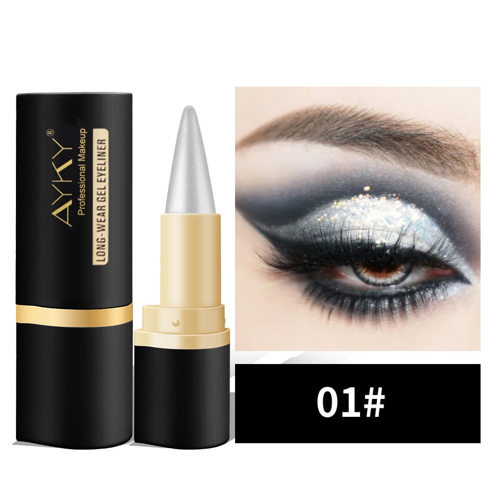 Buy 1 Get 1 Free🎉Natural Black Long Wear Gel Eyeliner Cream, Waterproof, Natural formula, safe and harmless, Mild & Easy To Remove