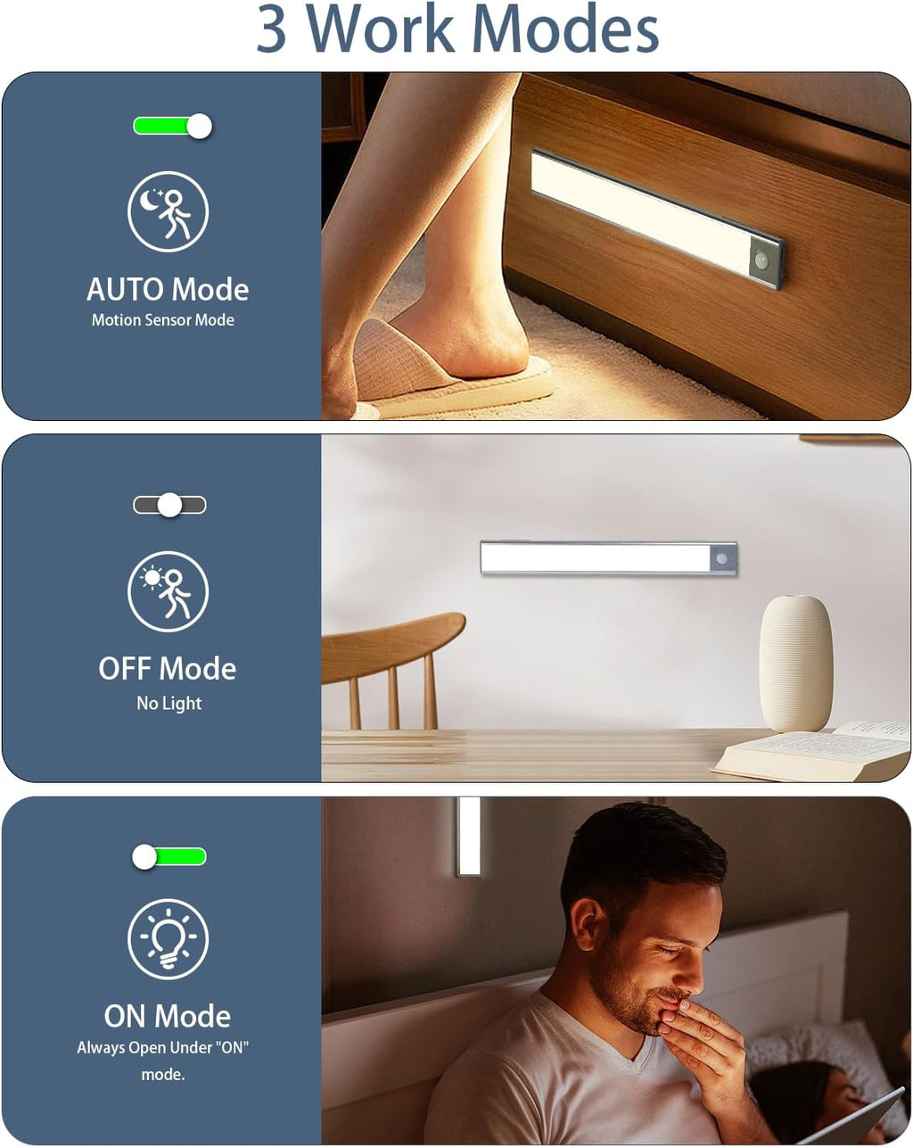 Magnetic Self-Adhesive Smart LED Light