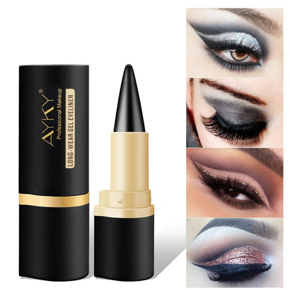 Buy 1 Get 1 Free🎉Natural Black Long Wear Gel Eyeliner Cream, Waterproof, Natural formula, safe and harmless, Mild & Easy To Remove
