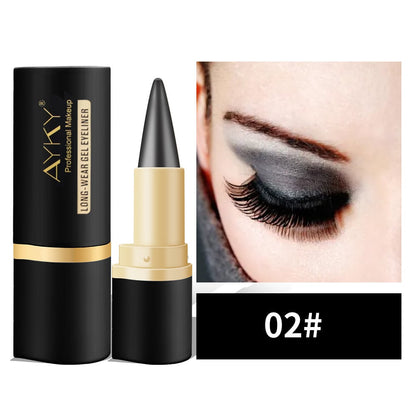Buy 1 Get 1 Free🎉Natural Black Long Wear Gel Eyeliner Cream, Waterproof, Natural formula, safe and harmless, Mild & Easy To Remove