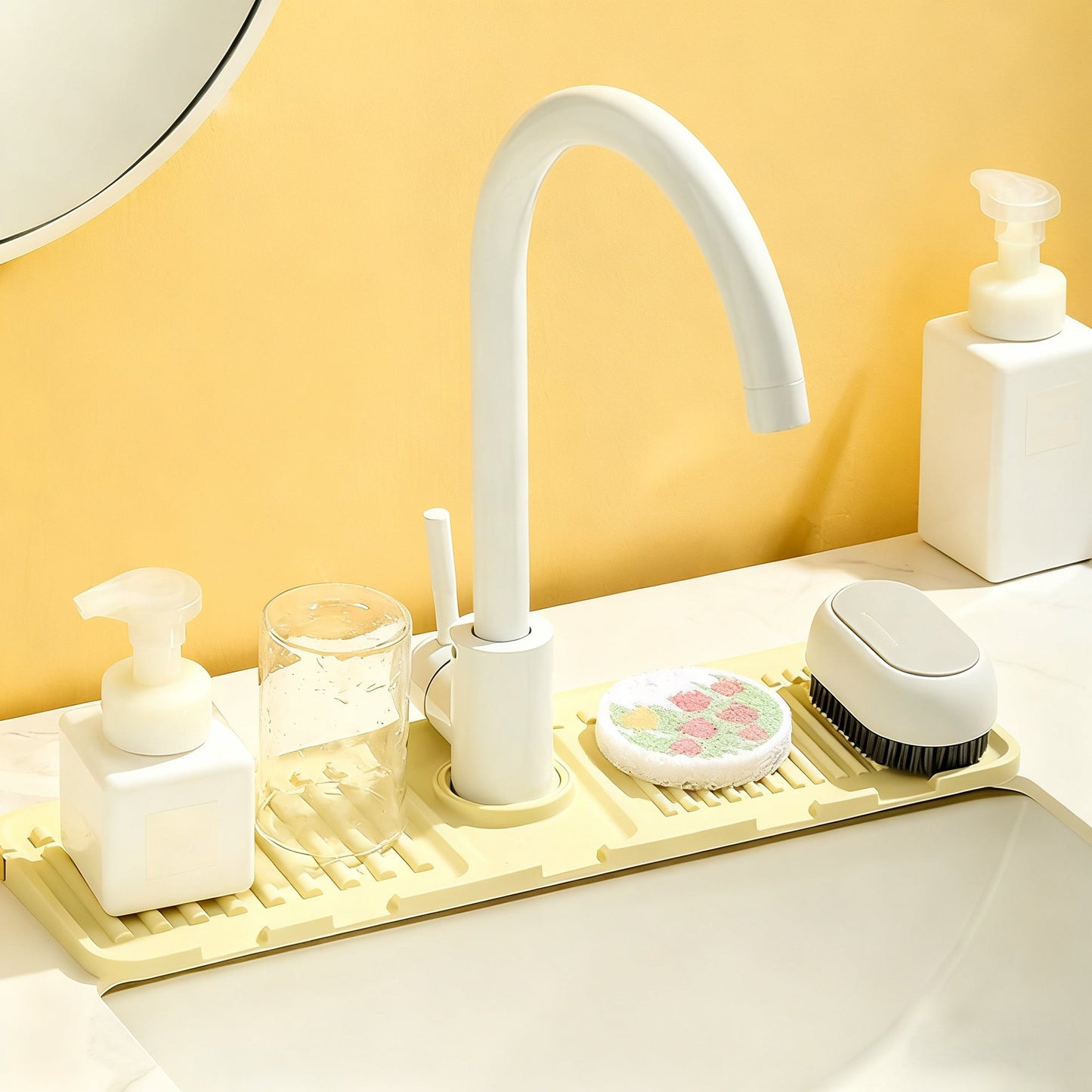 🧼Faucet Splash Guard & Drainage Mat