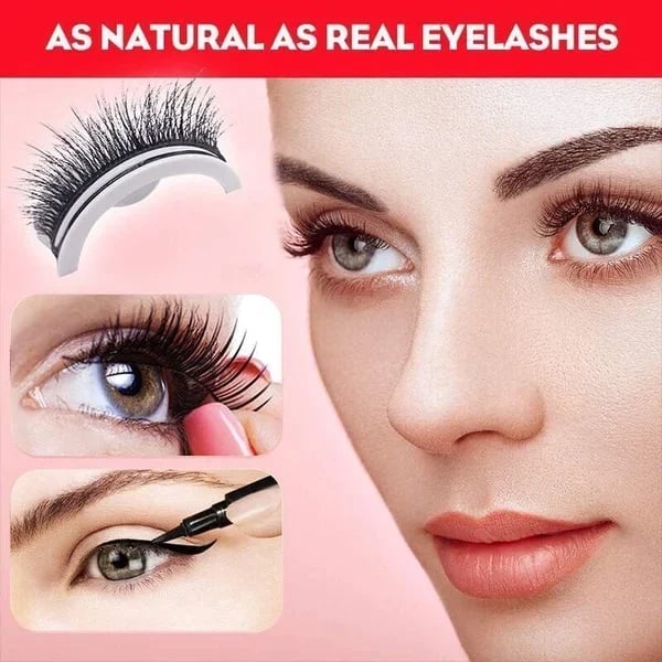 🔥Last Day 40% OFF🔥-Reusable Self Adhesive Eyelashes（Buy 1 Get 1 Free）