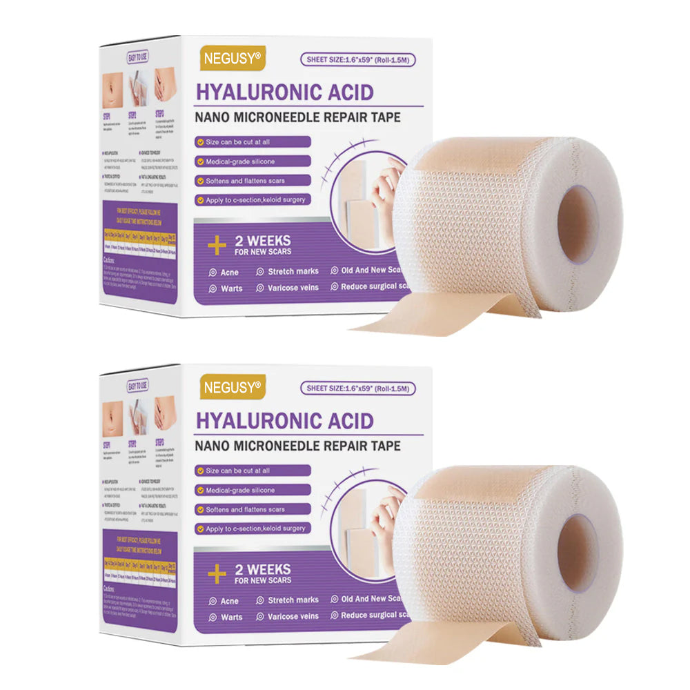 ✅Official Store |NEGUSY® Hyaluronic Acid Nano Microneedle Repair Tape🏉❤️