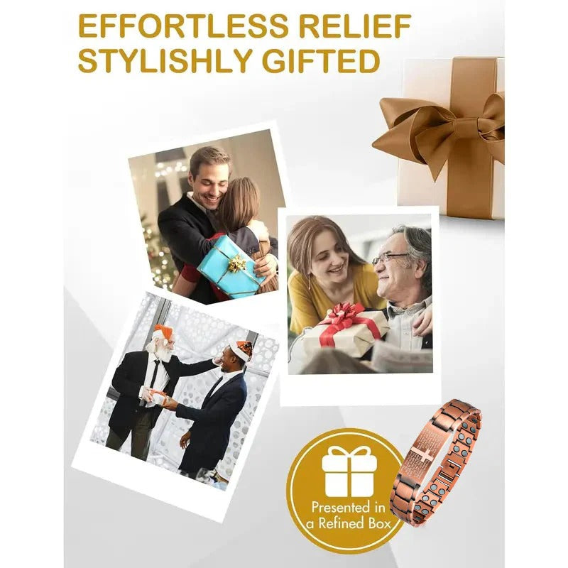 🔥LAST DAY 40% OFF🔥-100% Pure Copper Magnetic Power Bracelet — Boost Circulation, Banish Fatigue