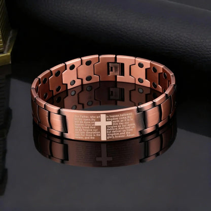 🔥LAST DAY 40% OFF🔥-100% Pure Copper Magnetic Power Bracelet — Boost Circulation, Banish Fatigue